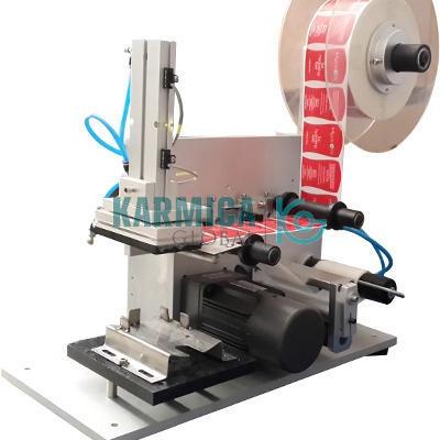Automatic Plane and Plate Top Sticker Labeling Machine