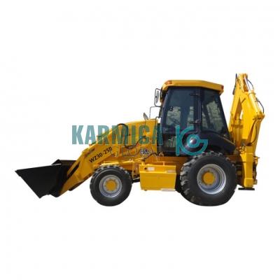 Backhoe Loader with Integral Frame Chassis