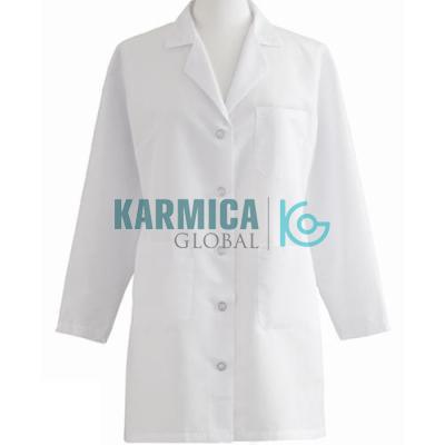 Relief Coat Medical Woven White Large Size